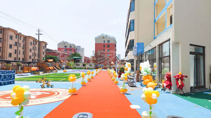 青島膠州6000㎡幼兒園epc項(xiàng)目戶(hù)外活動(dòng)區(qū)