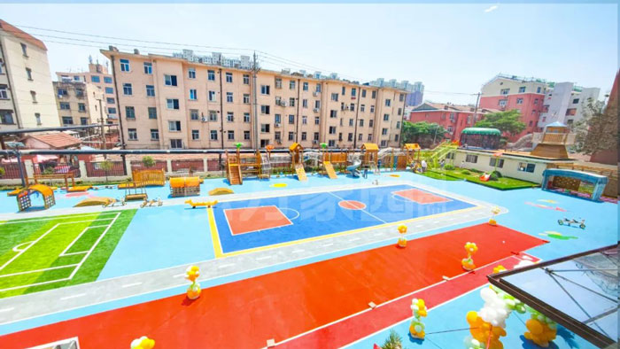 青島膠州6000㎡幼兒園epc項(xiàng)目戶(hù)外活動(dòng)區(qū)